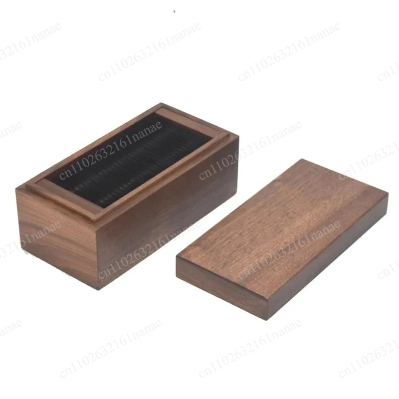 Precision sharpening tool for tailors and fashion designers - Black Walnut Sewing Chalk Knife Sharpener and Fine Grinder