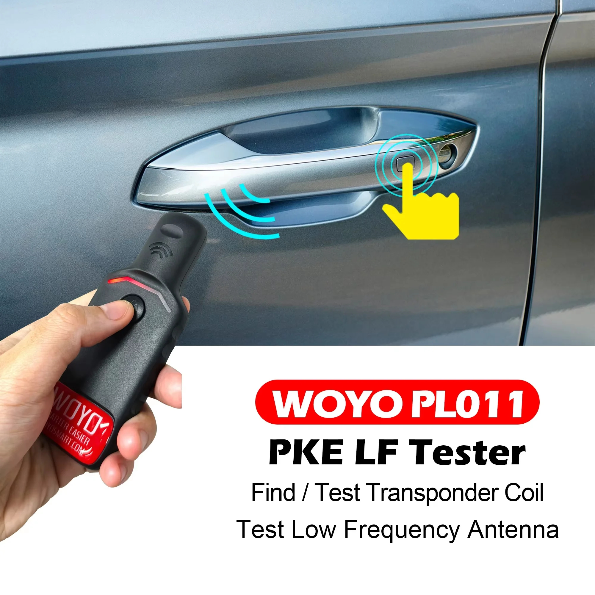HotSales PL011 PKE LF Locator Transponder Key Coil Detector Test Automotive Keyless Entry Low Frequency Antenna Inspection Tools