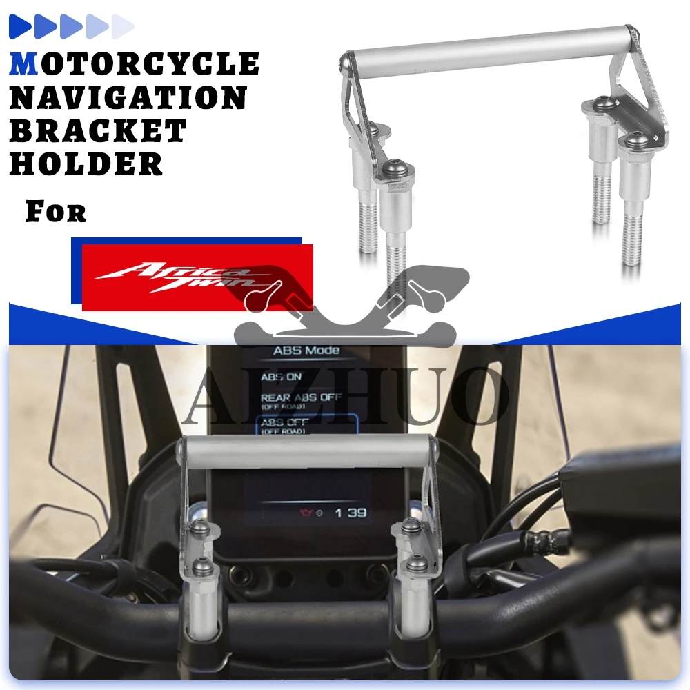 

For Honda Africa Twin CRF1000L 1100L ADV Sport 2017-2021 2020 Motorcycle Navigation GPS Plate Bracket Phone Holder Accessories