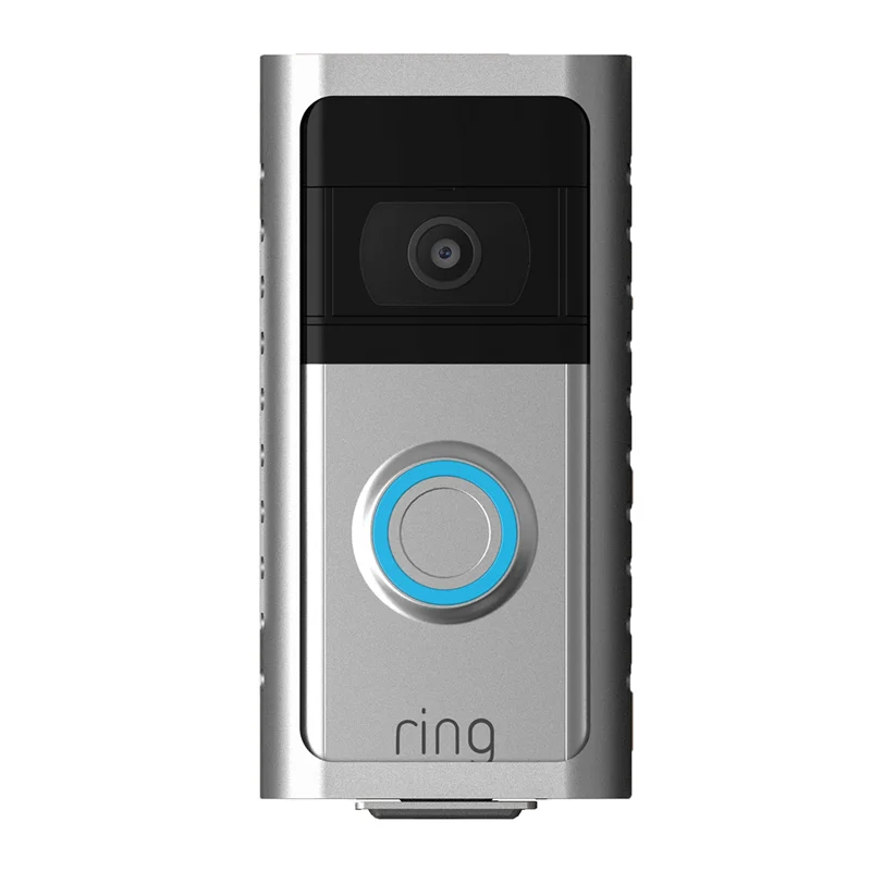 Dudukan Bel Pintu Cocok untuk Bel Pintu Video Cincin 1/2/3/3 Plus/Rilis 4/2020/2023 Perak