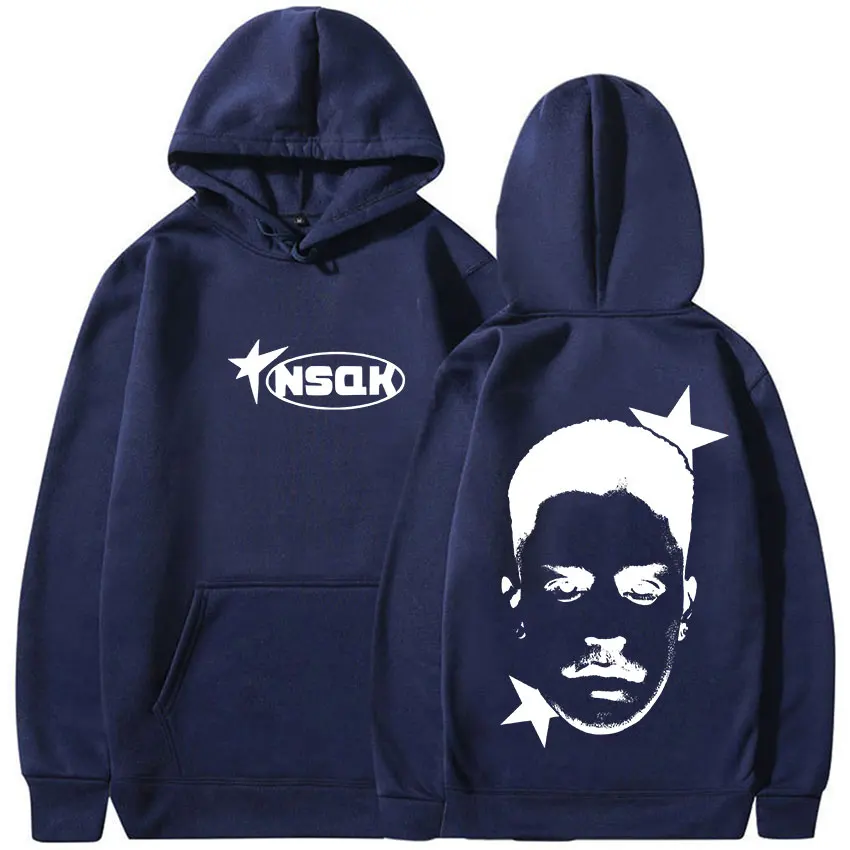 مغني الراب NSQK ATP AUN TE PIENSO ألبوم جولة 2025 ميرش هودي رجالي المشجعين هدية كم طويل البلوز الهيب هوب القوطية البلوفرات هوديس