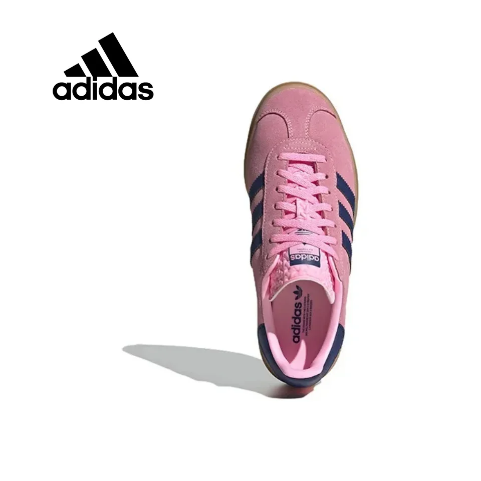 adidas originals gazelle bold woman thick soled skateboard shoes fashion non-slip comfortable causal sneakers
