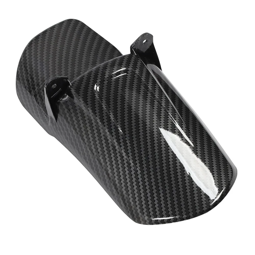 Carbon Fiber Style Motorcycle Rear Mudguard Quick Installation ABS Material Rear Shock Mudguard Splash Proof Wheel Splash Guard