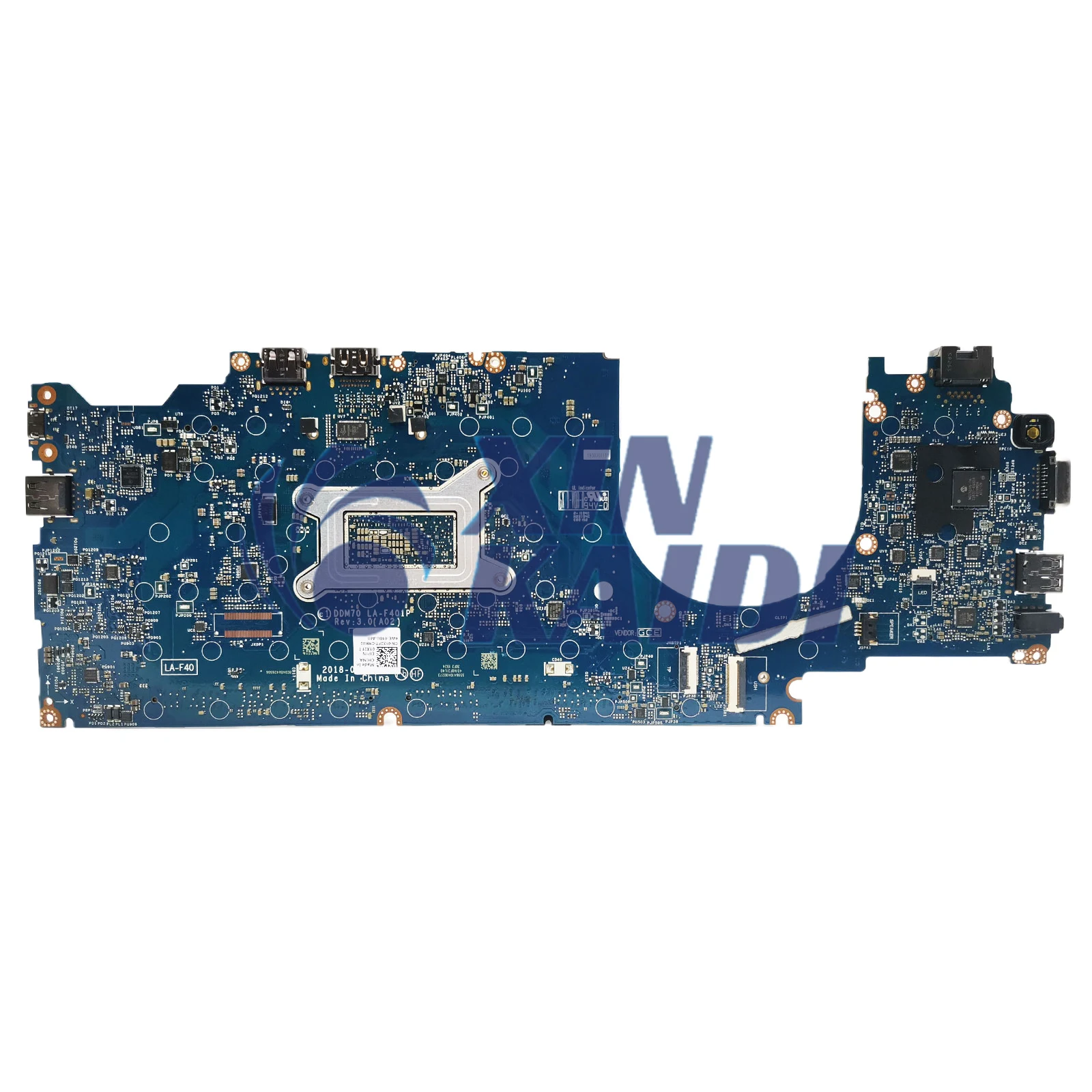 Материнская плата для ноутбука Dell Latitude E5490 0C08DH LA-F401P 0NJFT2 0M71FV 08KN1W 0C08DH, материнская плата i3 i5 i7, процессор 7-го и 8-го поколения