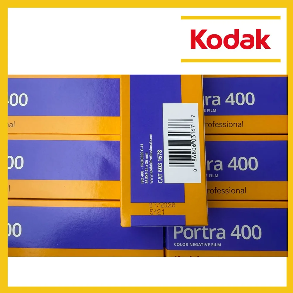 135 Rolls de film négatif couleur KODAK ISO 400 1-10, neuf, PORTRA 400 35mm 36EXP C-41, emballage professionnel pour la photographie en extérieur, qualité supérieure