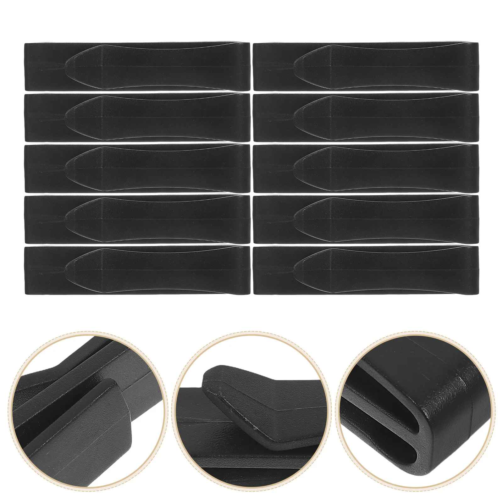 

10Pcs Belt Clip Buckle for Outdoor Use Heavy Duty Webbing Buckles Smooth Design Strong Pulling Force for Backpacks Purses and