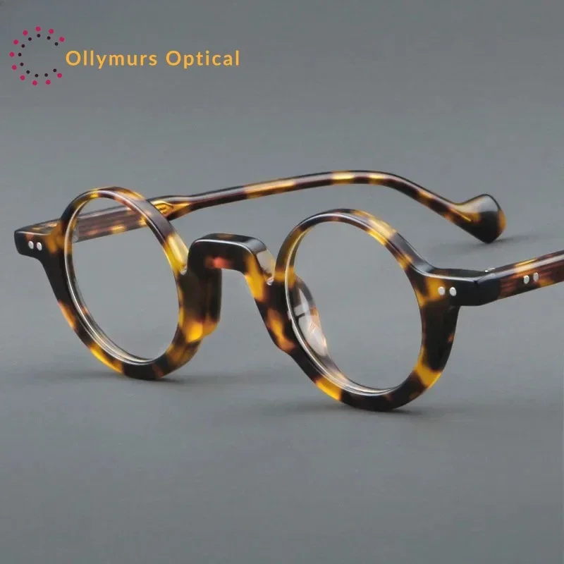 

Ollymurs Винтажные простые классические геометрические очки в круглой оправе малого размера для женщин, очки с защитой от синего света, с возможностью индивидуальной настройки по рецепту 232