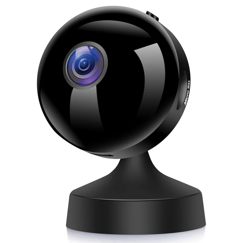 Caméra de sécurité 1080P, Surveillance Wifi, caméra domestique intérieure avec Vision nocturne extérieure