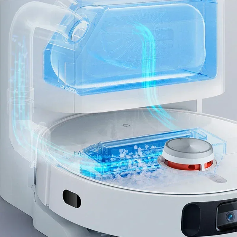 XIAOMI MIJIA Omni Robot Vacuum 1S التنظيف الذكي وإزالة الأوساخ التلقائي قاعدة التفريغ الذاتي للمنزل
