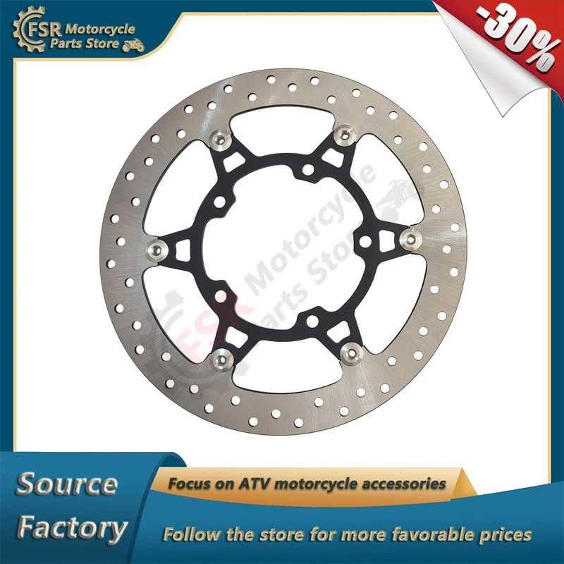

FRONT BRAKE DISC,Fits CFMOTO 450SR 450NK 450SR S 450MT 450CL-C CF400-6F/7F/9F CF400-8/10A,P/N:6AQV-080001-1000-M1,Original