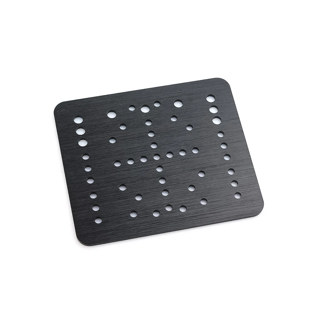 OpenRail Gantry Plate Aluminum Alloy CNC Machined Black Plate for 2020 2040 2060 2080 Aluminum Profiles CNC Router DIY Parts