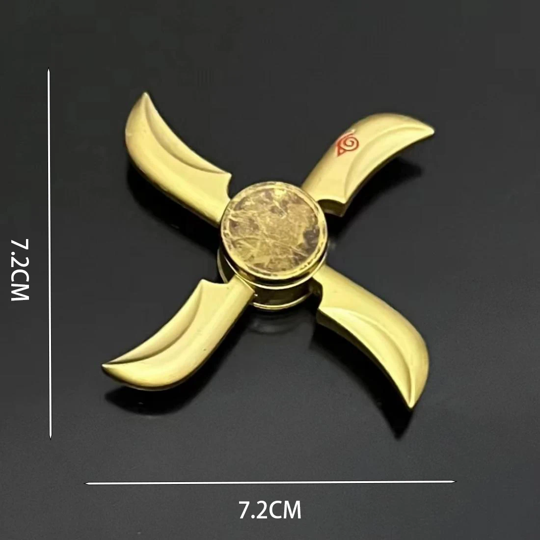 دوار جيروسكوب معدني بأطراف الأصابع، دوار مكرنك يدوي صامت، جيروسكوب ببصمة الإصبع مضاد للقلق لعبة الكبار للأطفال #4