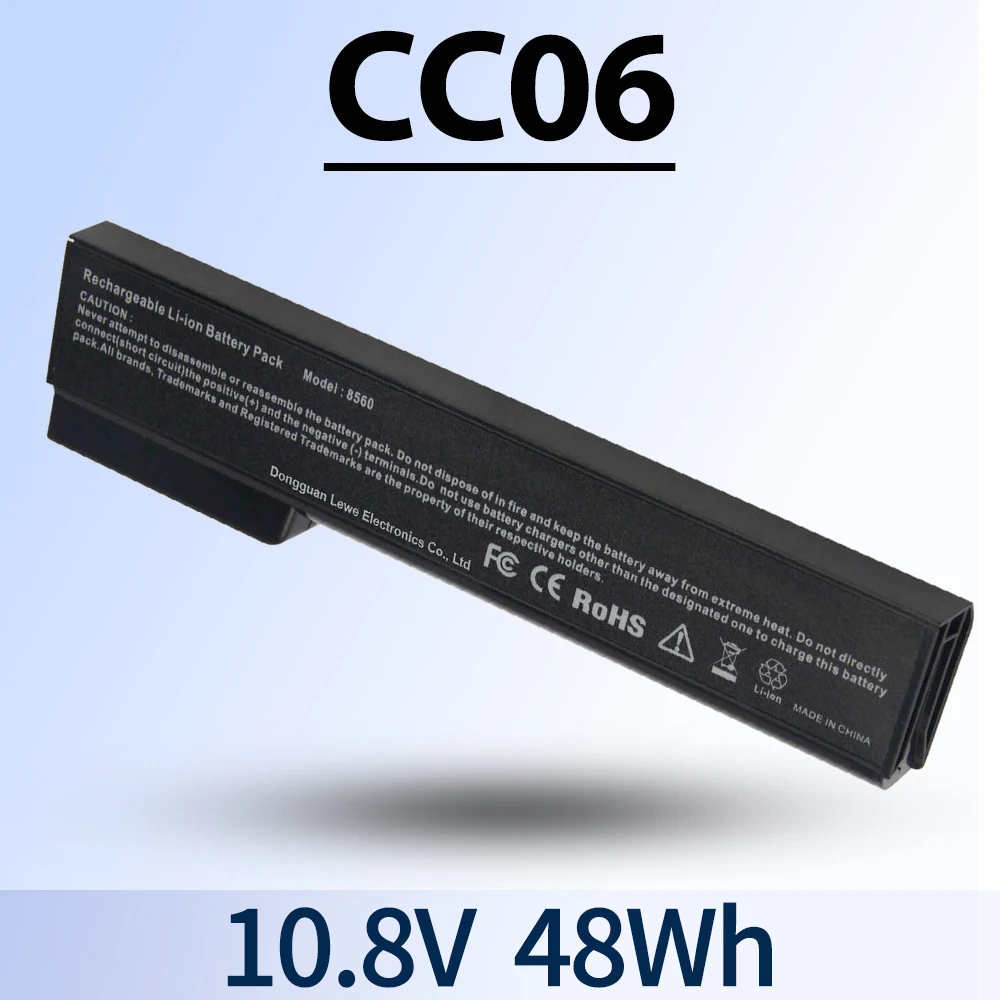 8560 Battery for HP EliteBook 8460W 8460P 8470P 8560P ProBook 6360B 6460B 6465B 6470B 6560B 6565B CC06 628666-001 630919-421