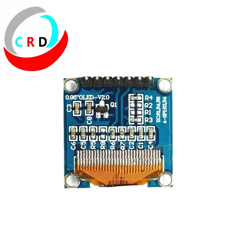 Tela lcd oled de 0.96 polegadas, 128x64ssd1306, tela pequena, módulo de 7 pinos, iic/spi, impressora 3d, display tft, pantalla soldada lcd