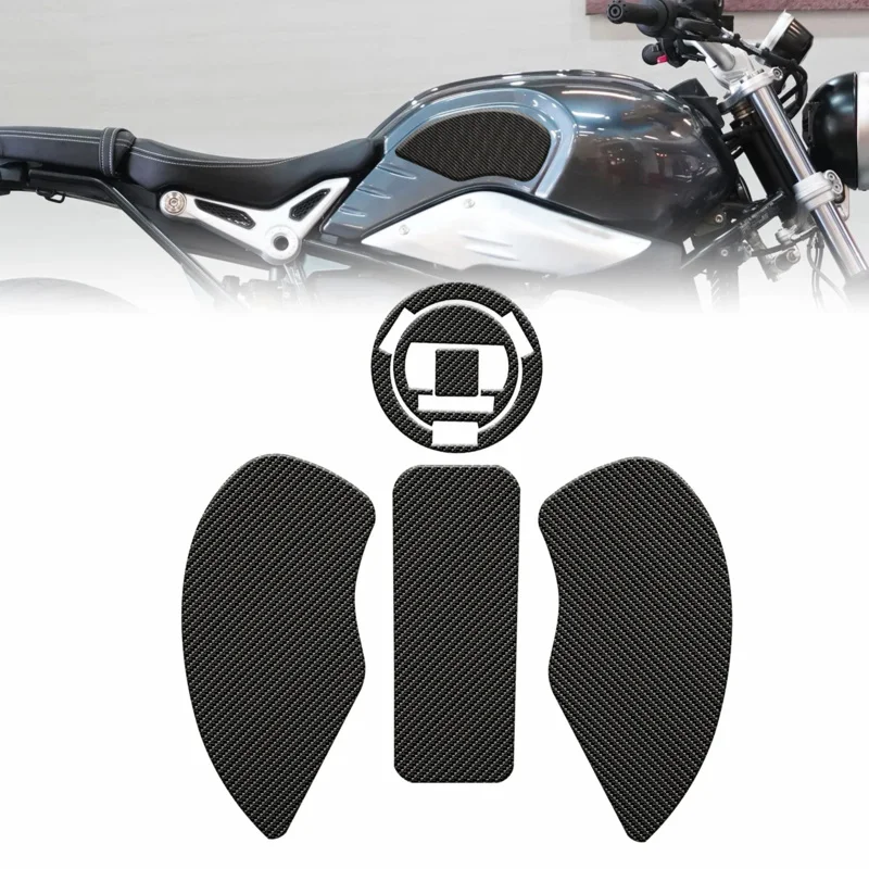 Motorcycle Side Fuel Tank Pads Protective Stickers Sticker Knee Grip Gas Traction For BMW R9T r9t RNINET R NINET R NINE T RnineT