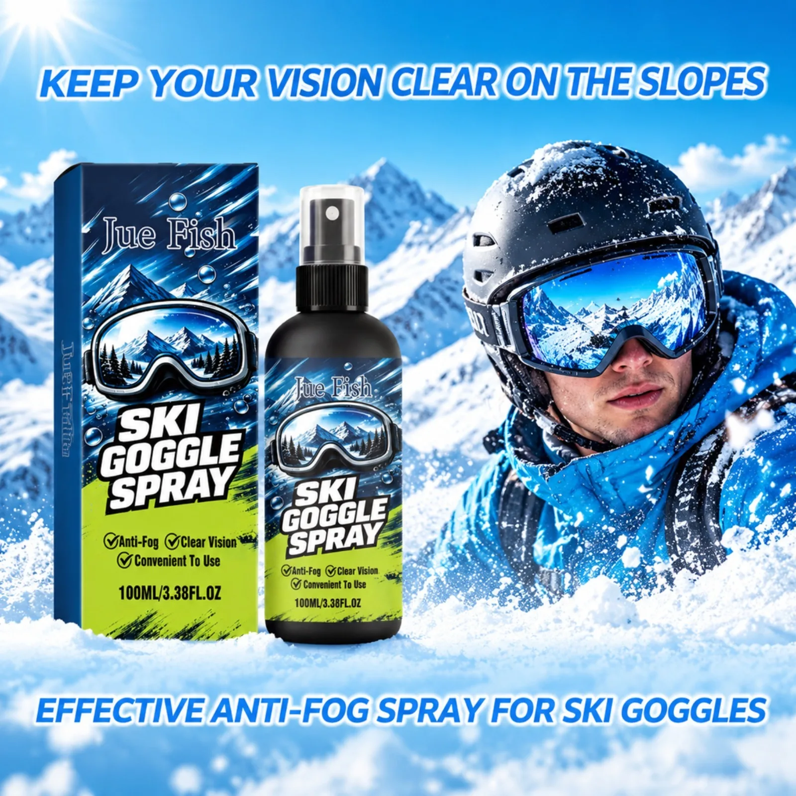 Rofessional Rofessional Anti Fog Spray for Swim Goggles Glasses Lens Defogger Winter Sports Clean Lens Restore Clear Vision - Aliexpress Deal