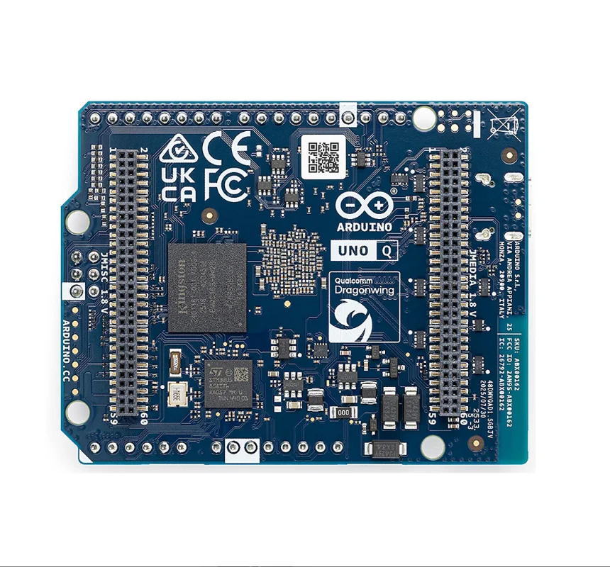 TopElec Arduino UNO Q 4GB AI Board - Dual-Core Linux Debian & Real-Time OS, Wi-Fi 5, Bluetooth 5.1 For Robotics, Edge AI, IoT