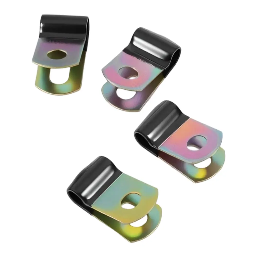 Easy Install Cable Clamps with Angle Adjustment Feature for Brake Lines Wires and Hoses in Various Environments