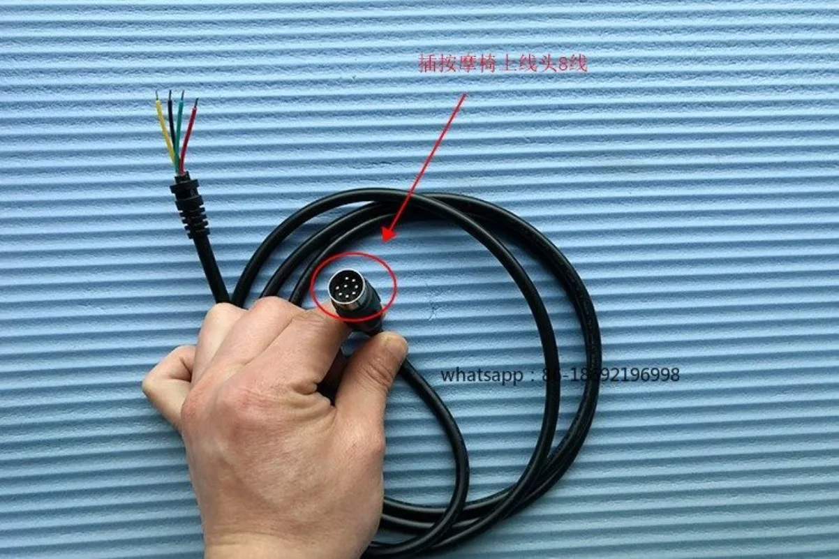 Massage Chair Accessories Old RT-6125 6161 Remote Control Cable, Power Cable, Data Cable 8 Pins