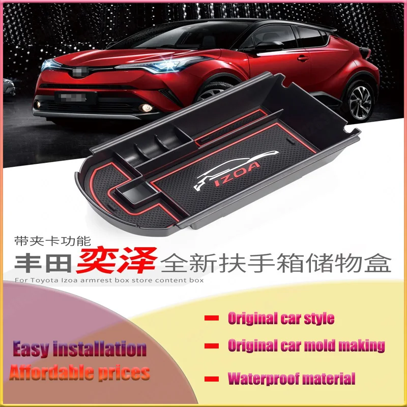 

For Toyota CHR Central Control Armrest Box Storage Box Yize Car Installation Storage Car Supplies Modification Accessories