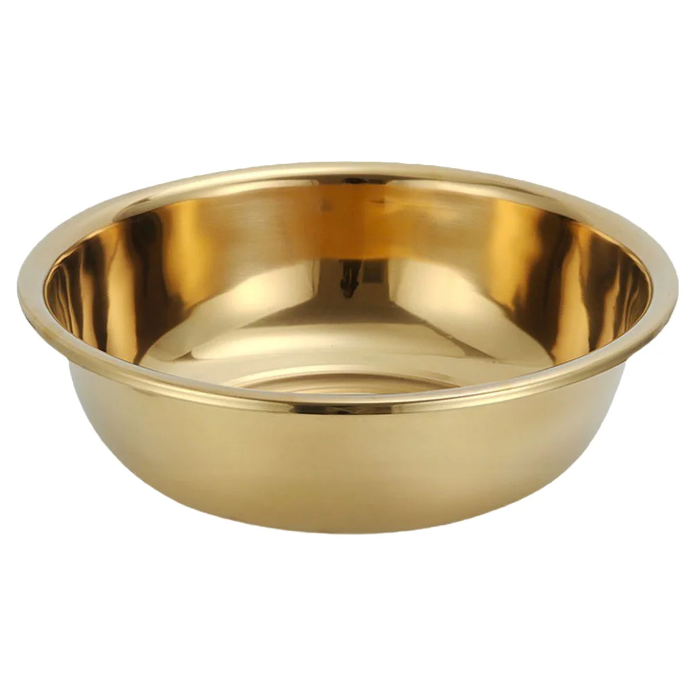 Basin Stainless Steel Seasoning Metal Mixing Bowl Sink Basket Vintage Bowls Multi-use Prep Vegetable Washing