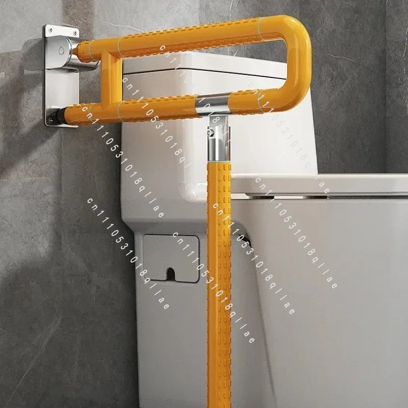 

Поручень для туалета из нержавеющей стали, противоскользящая регулируемая опора для ванной комнаты с флуоресцентным кольцом