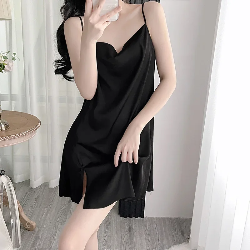 

Nightgown Bathrobes Women's Clothing Homewear Summer Thin New Suspenders Sexy Simple Comfortable Casual Fashion Loose Fit Large