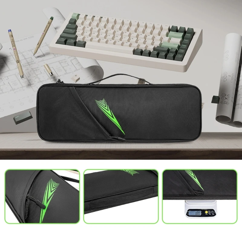 Кейс для переноски механических клавиатур на 98 100 клавиш в твердом переплете из EVA с удобной ручкой и двойными молниями