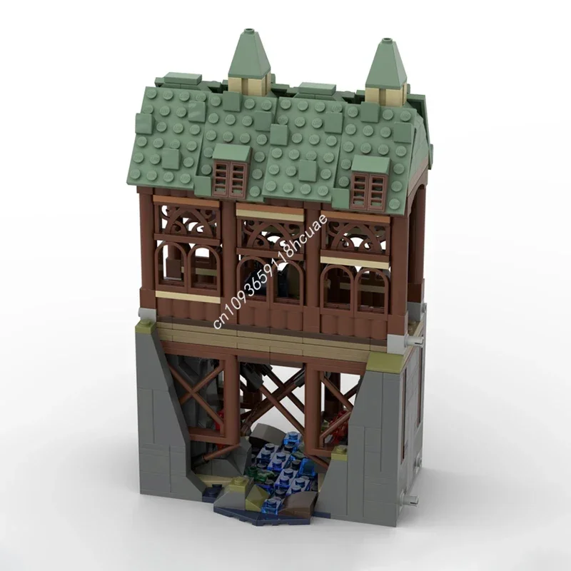 모크 매직 월드 빌딩 블록 모듈러 해리의 성 키트 모델 DIY 창의적 조립 교육용 블록 장난감 어린이 크리스마스 선물