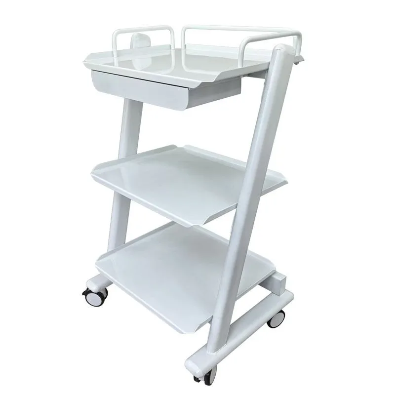 Three-layer dental oral cart, special trolley rack for beauty cart