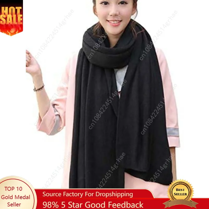 

Wander Agio Womens Warm Winter Infinity Scarves Set Blanket Scarf Pure Color