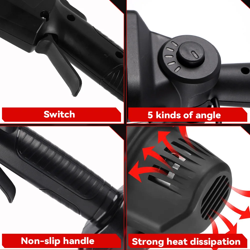 ONEVAN 3500W 2.25m Cordless Electric High Branch Saw Telescoping Chainsaw Pruner Home Garden Pruning Tool For 21V 18V Battery