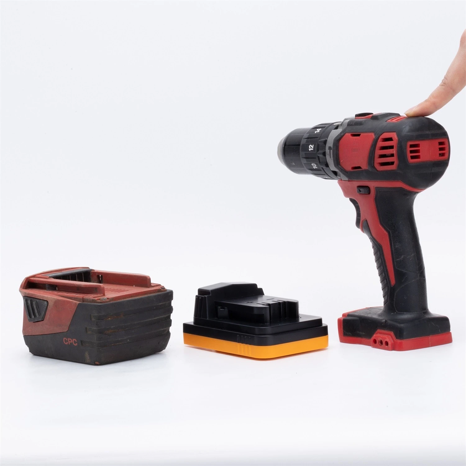 Battery Converter For Hilti 22V B22 CPC Li-Ion Battery Adapter Convert To Milwaukee 18V Portable Cordless Power Tool Drill