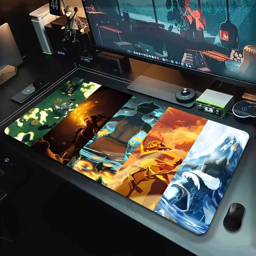 

Avatar The Last Airbender Mousepad Keyboard Mat Pads Gaming Desk Protector Laptops Large Cartoon Deskmat Mats Cute