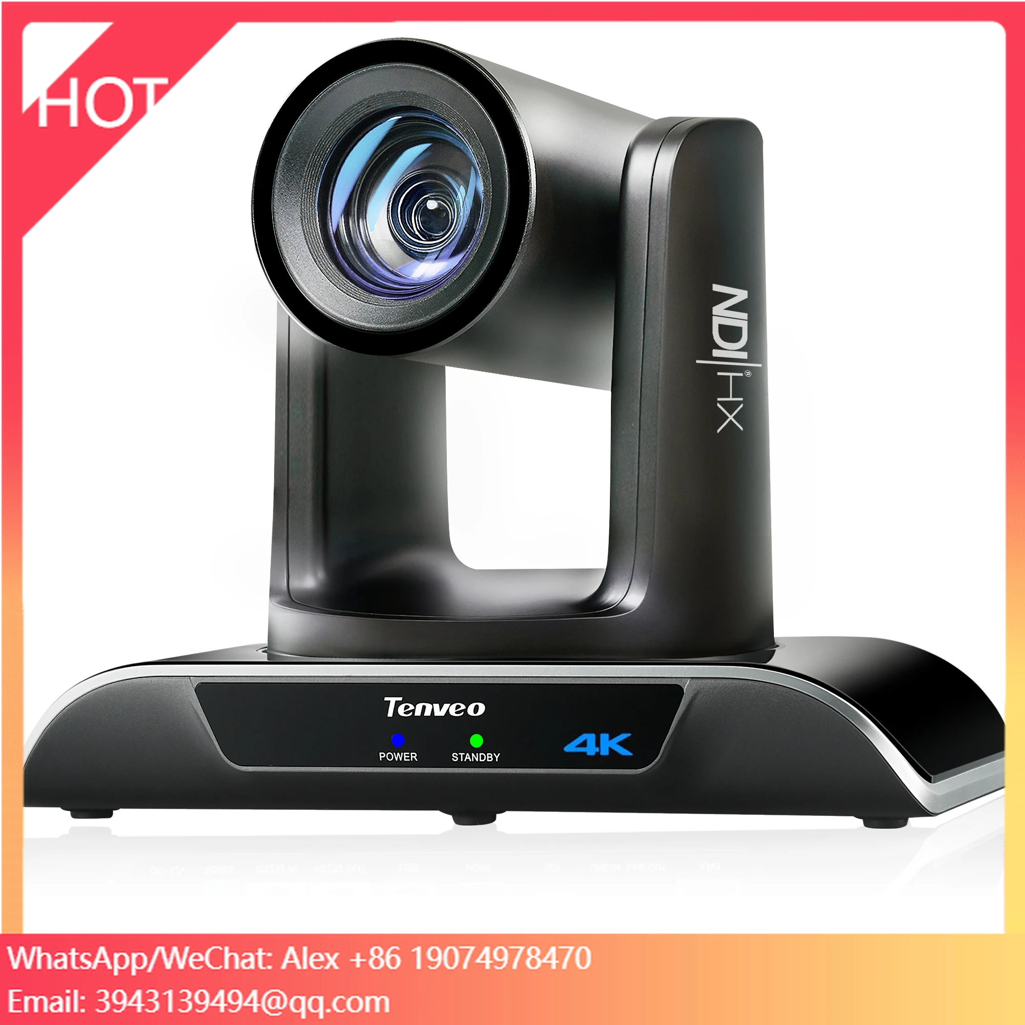 

Tenveo VHD MAX Series AI Auto Tracking Ptz Optics 20x Camera 4k Conference Cameras For Various Needs