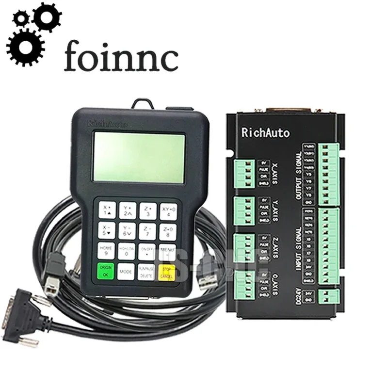 Cnc Controller Richauto Dsp A11E 3-axis Usb Remote Control System Supports Automatic Tool Change English Version Replaces 0501