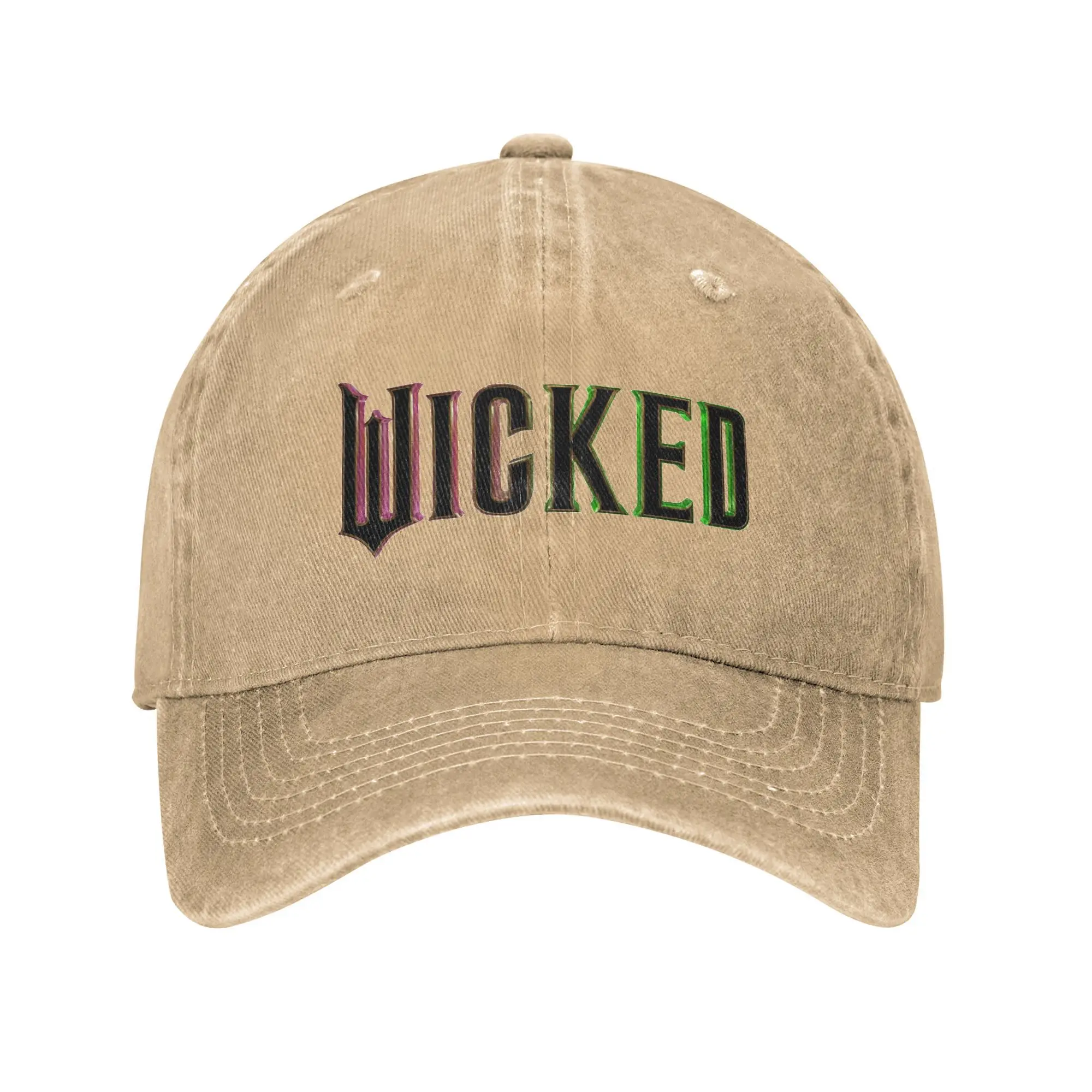 wicked movie  Trucker Hats Accessories For Unisex Baseball Caps  Classic Wear Snapback Caps Adjustable