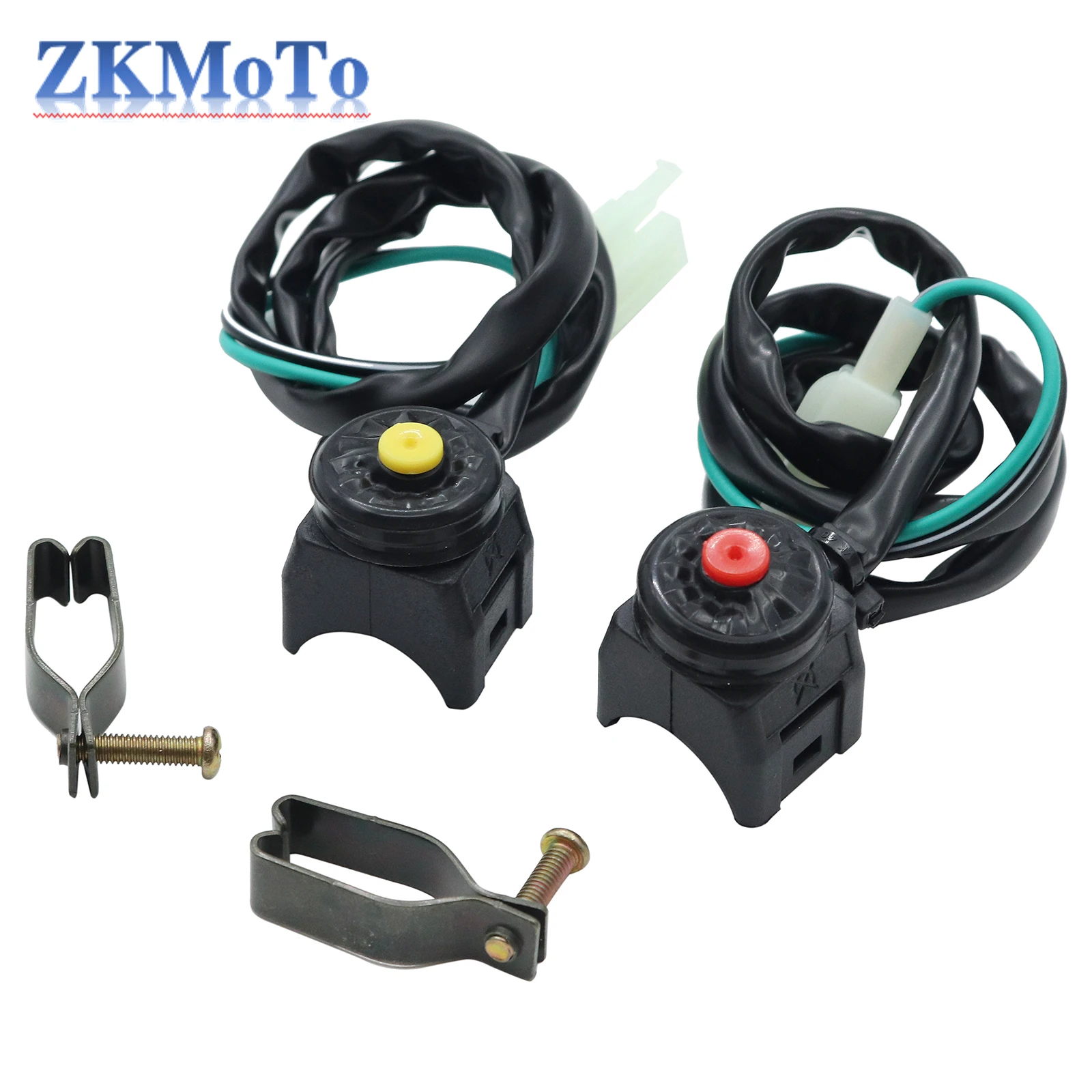 Universal Motorcycle 22mm Kill Stop Switch Red Push Button Horn Starter For KTM Yamaha Honda Kawasaki Suzuki ATV UTV 50cc-200cc