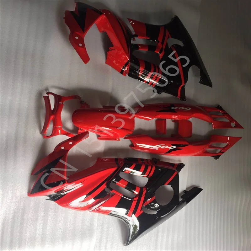 Motorcycle Fairing for honda CBR 600 F3 CBR600F3 1995 1996 CBR600F3 95 96 CBR600F3 1995- 1996 red black bodywork set