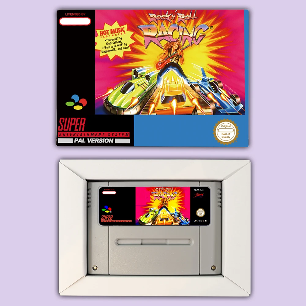 Rock N 'Roll Racing Actiegames Voor Snes 16 Bit Usa Ntsc Of Eur Pal Videogameconsoles Cartridge
