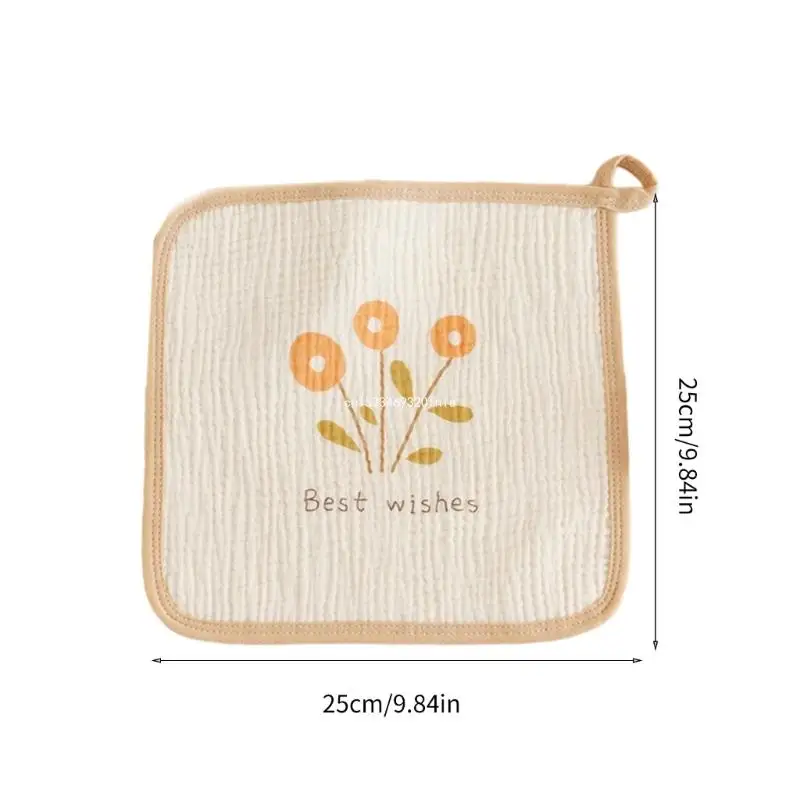 Serviette visage en coton pour bébé, légère facile à nettoyer, toilette pour bébé, joli pour nouveau-nés,