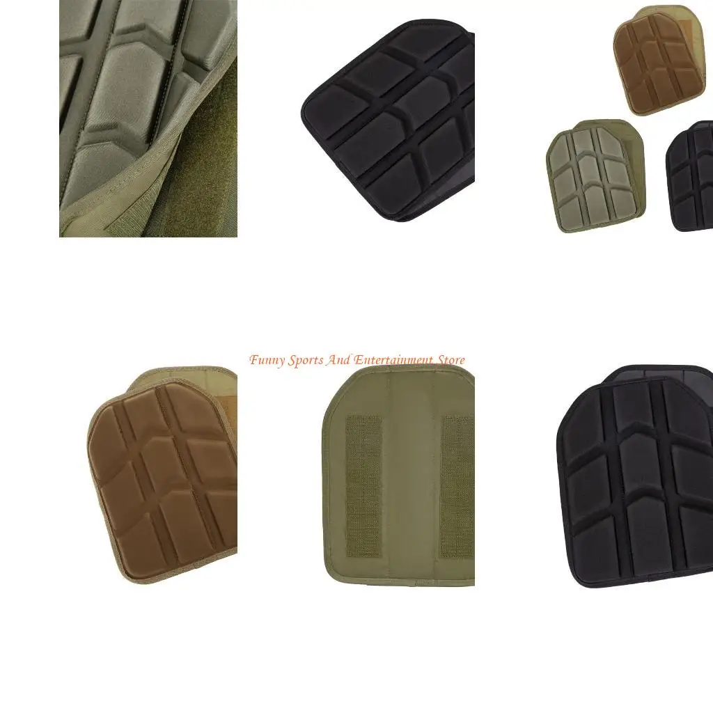

C4DE 2Pcs Vest EVA Pads Breathable Cushion Pad Vest Chest & Back Cushion Pad