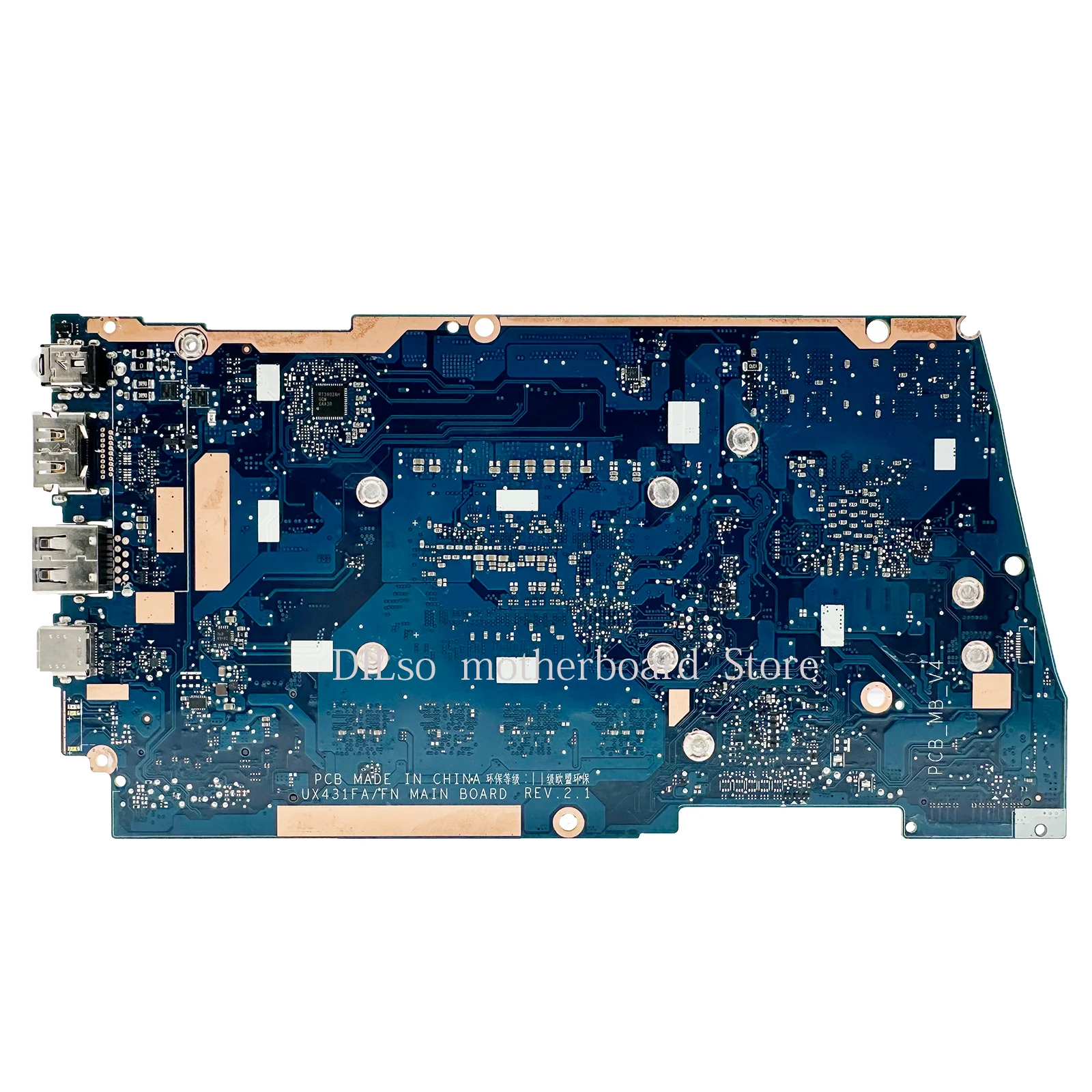 UX431FN laptop motherboard I3 I5 I7 10th generation 4GB/8GB/16GB RAM suitable for ASUS ZenBook-14 UX431FAC UX431FLC motherboard