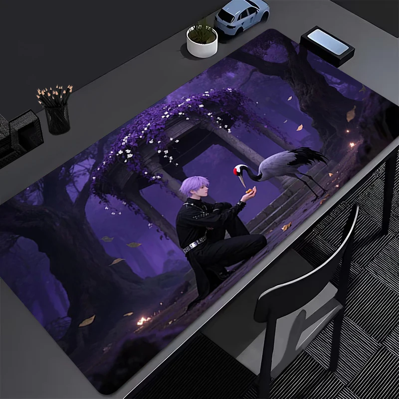 

Gamer Desk Mat Ancient Style Map XXL Mousepads HD Pc Mouse Pad Office Desk Pads Large Mousepad Non-slip Mouse Mats For Computer