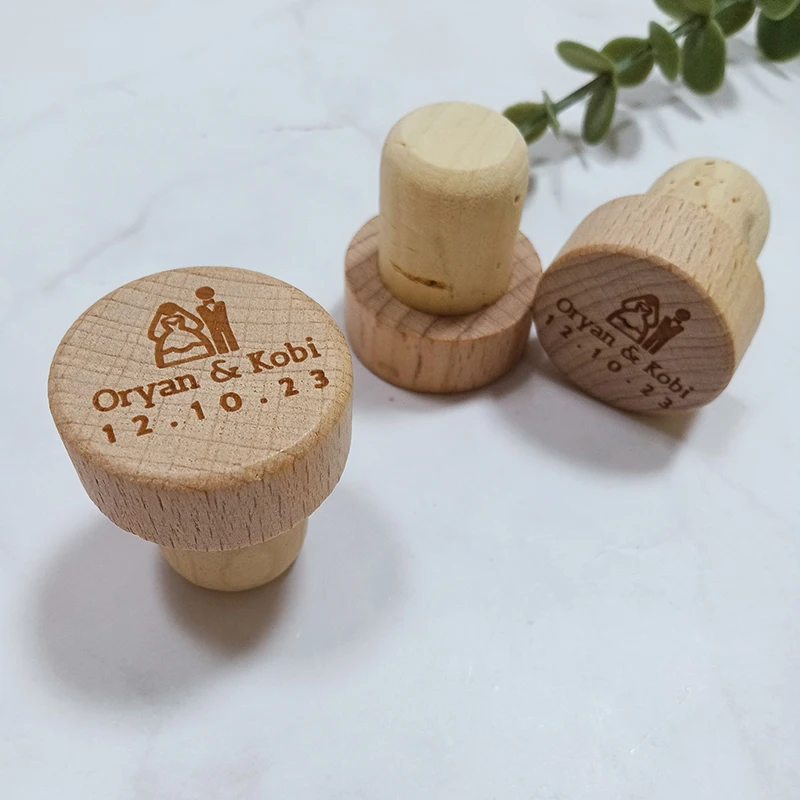 

Personalized Wine Bottle Stoppers Home Party Wine Cork Stopper Bar Accessories Cork Plugs Champagne Beer Reusable T Shaped