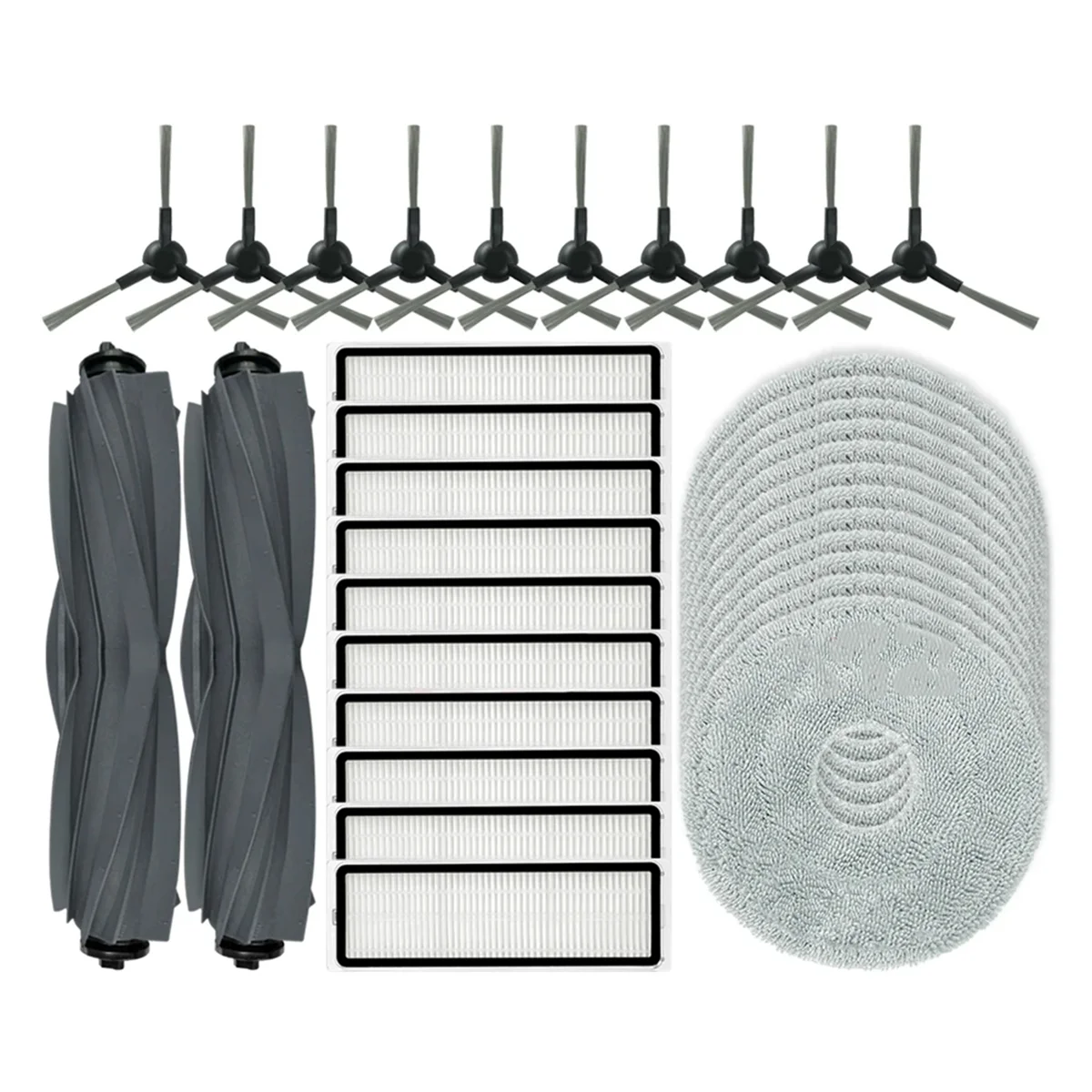 

For L10s Pro Gen2 Replacement Main Side Brush HEPA Filter Mop Pads Spare Parts Accessories