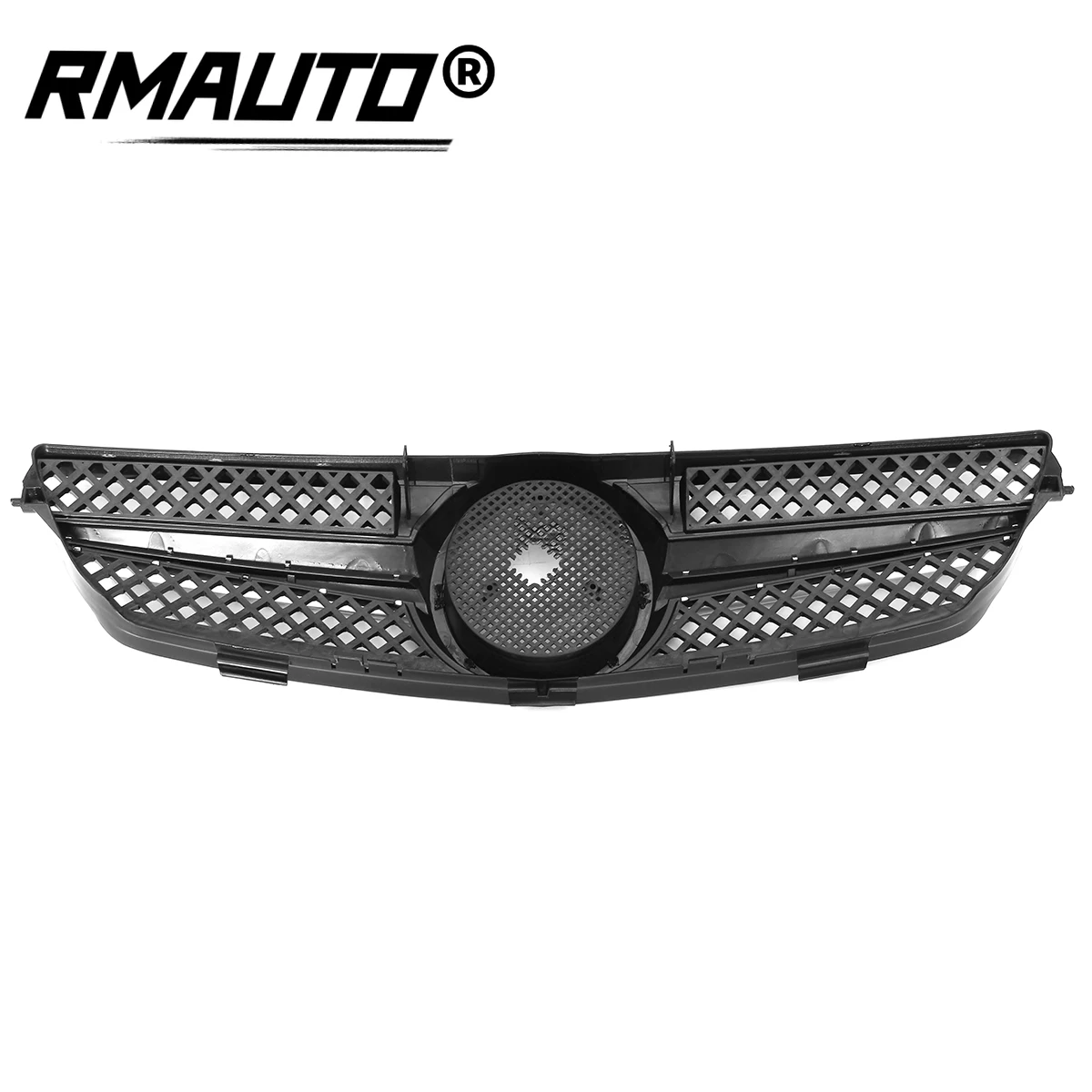 New Black W209 Car Front Bumper Grille Grill For Mercedes For Benz CLK Class 320 500 W209 2003 2004 2005-2009 Racing Grills