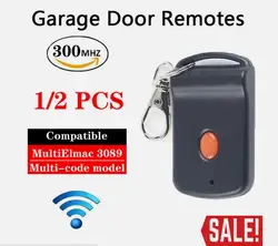 Garagedeur Afstandsbediening 10 Dip Schakelaars Multicode 3060 3089 300Mhz Vervangende Sleutel Zender Poort 10 Geboden Deur 300