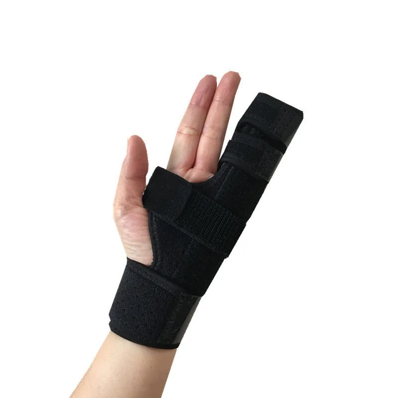 

1Pc Finger Holder Protector Brace Medical Finger Splint with Aluminium Plates Arthritis Fracture Finger Support Immobilizer