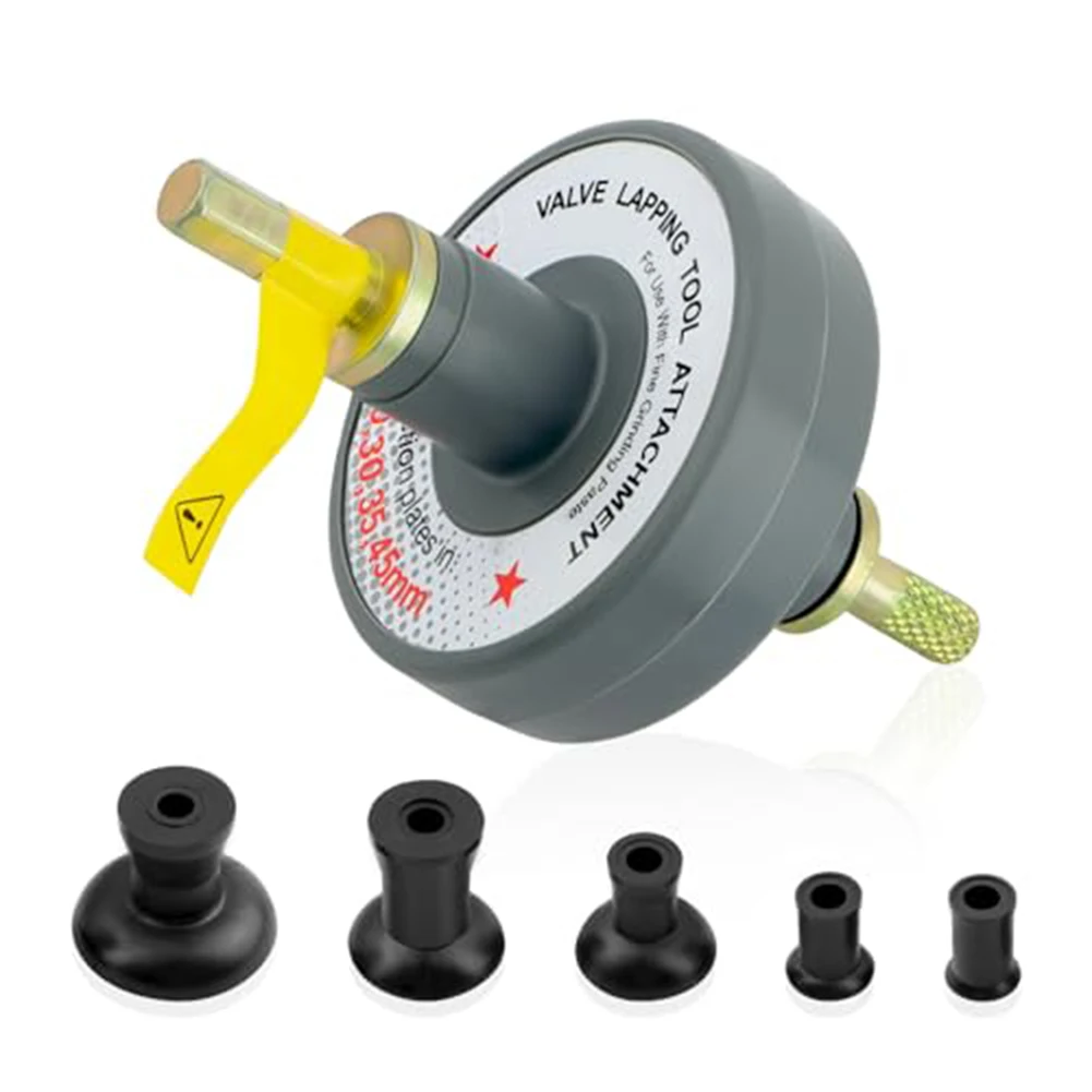 Valve Lapping Tool Attachment With 5 Suction Plates 1000rpm To 1250rpm For Automotive, Motorcycle, ATV, Small Engine Valves